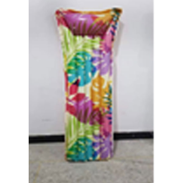 Inflatable Swim Mattress 185X70cm, Printed PVC In Polybag