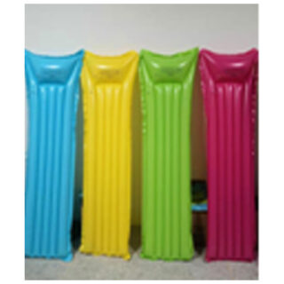 Inflatable Swim Mattress 185X70cm, Solid Color PVC In Polybag