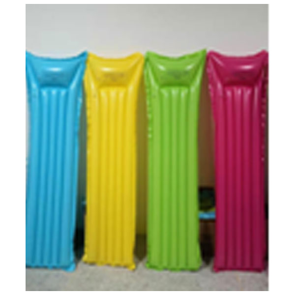 Inflatable Swim Mattress 185X70cm, Solid Color PVC In Polybag