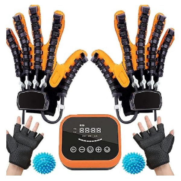 Rehab Robot Gloves, Both Hands, 38*28*10cm Double Training Gloves