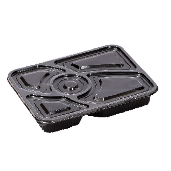 St-Microwave.Container Black 5 Sec Serving Container W/Lid – 26Cm X 20Cm, Pack of 50