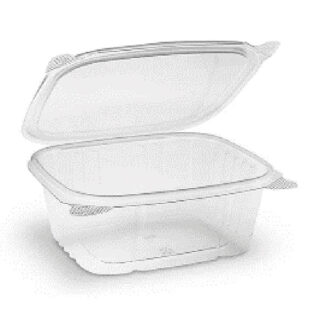 St/Hf-Oval Hinged Container 250Ml (V00510/P), Pack Of 50 Pcs
