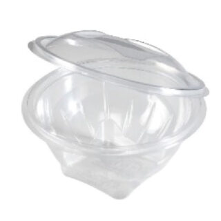 St/Hf-Round Hinged Salad Bowl 250Ml (V00600/A), Pack Of 45 Pcs
