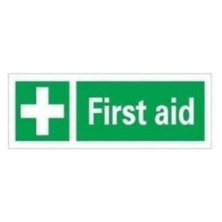 Medical Sign, First Aid 300X100Mm