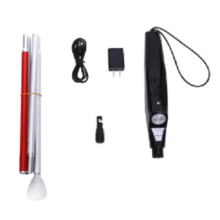 Electronic Talking Walking Stick Double Transducer Ultrasonic Obstacle Detection Kefeng – Smart Assist Mobility Cane