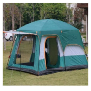 Outdoor Tent 210D Oxford 140gPE, Size 320X220X195cm – CampMaster Family Tent