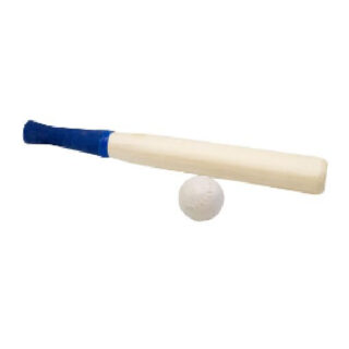 Rounder Bat With Grip 18 Inch Natural Striker Sport