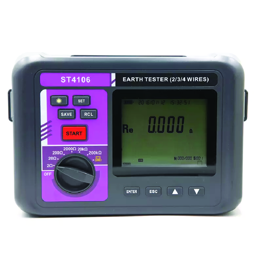 Earth Resistance Tester 2 O/20O/200O/2000O/20Ko/200K