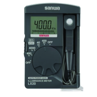 Lux / Illuminance Meter Sanwa LX20 (Japan)