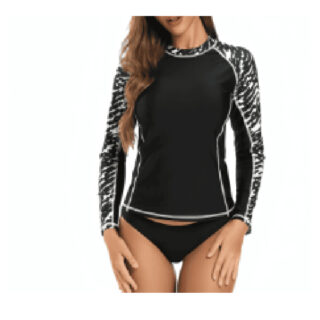 Rash Guard Full Sleeve For Ladies Black X-Large