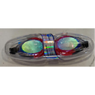 Swim Goggles, Curved Body Design, Tinted Glas Antifog in Transparent Box