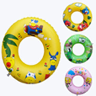 Swim Ring 60cm, Printed Cartoon Bright Design
