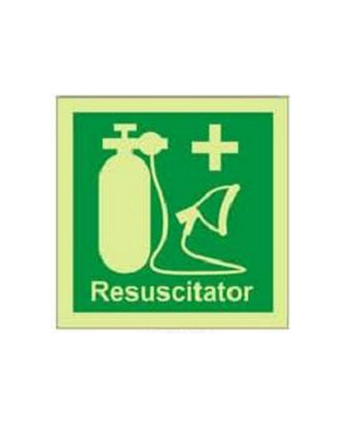 Medical Sign, Resucitator 150X150Mm