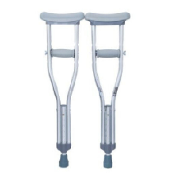 Auxiliary Crutches, Aluminium Tube, Paediatric Size Medium 74-79C
