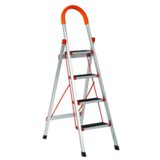 4 Step Stainless Steel Ladder – RL202-4SS
