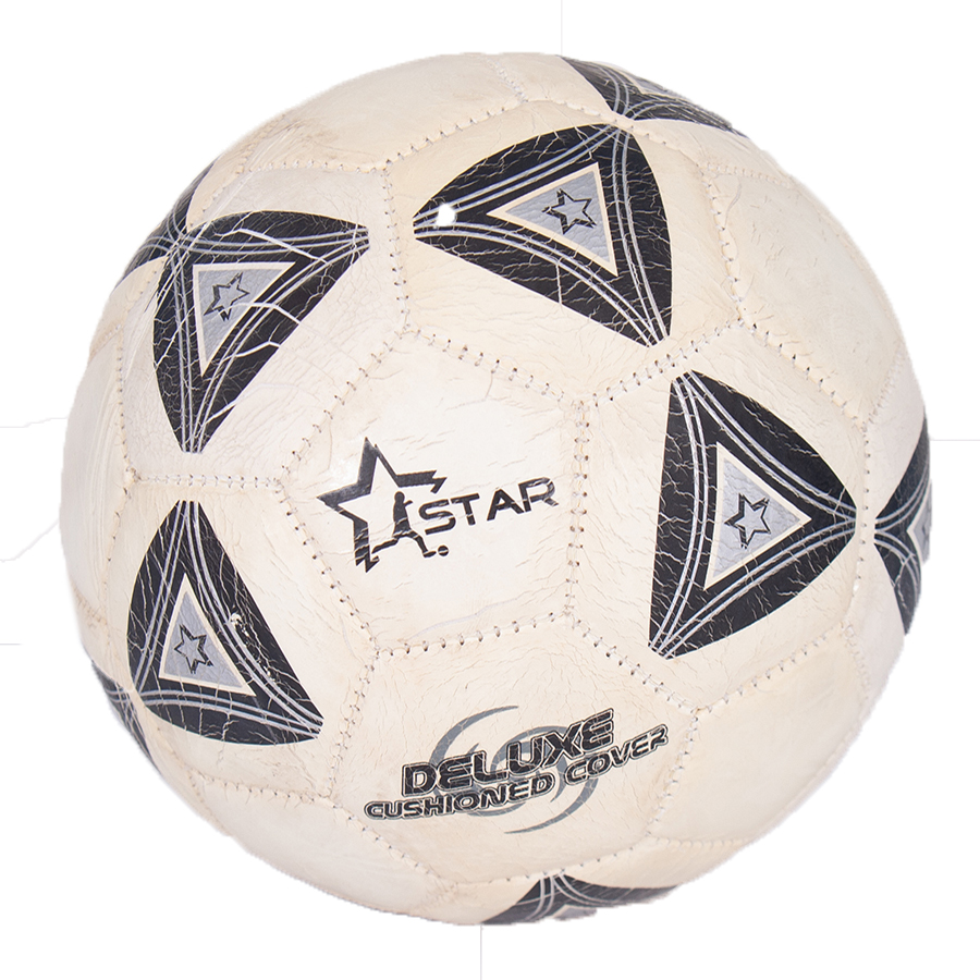 Mini Ball Deluxe Cushioned Cover .Size 2 .Star. Black/Blue