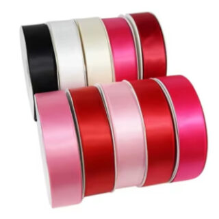Satin Ribbon Width : 4.0Cm, 25 Yards/Roll Pink