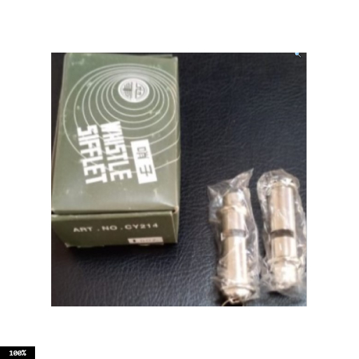Police Type Whistle With Ring Pack Of 6