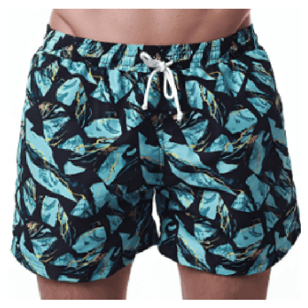 Board Short Green/Black Large