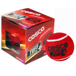 Cosco Cricket Ball Tuff Heavy Weight Pack Of 6 In Colored Box, Red