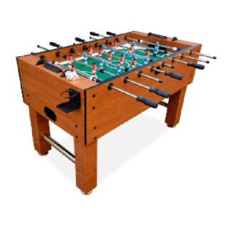JX-111 Foosball Table Size 140x76x86(cm), 30mm MDF, 40cm Width, DkBrown