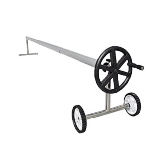 In-Ground Pool Cover Reel with SS Frame for 2-1/4inch Tubes with Buckle Design (Total 7.3M 3×2.7M)