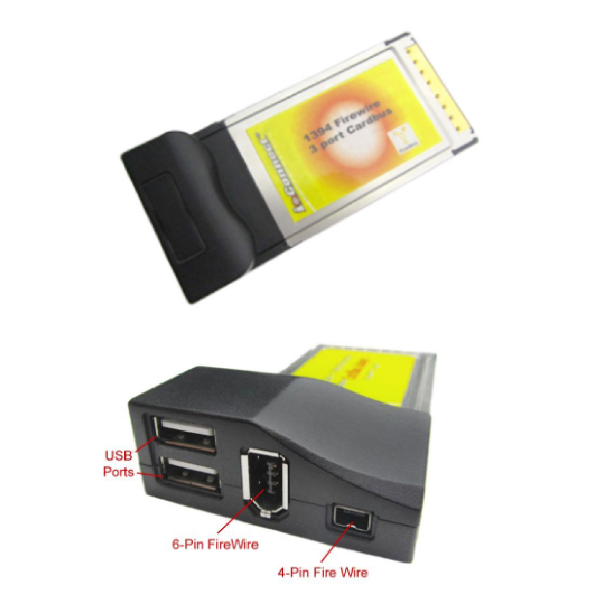 Pcmcia To Firewire 3Port Card Sisq