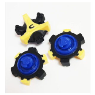 Golf Shoe Spikes Blue/Yellow/Black XD09