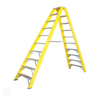 Fiberglass Step Ladder With Aluminium Steps – 2.7M