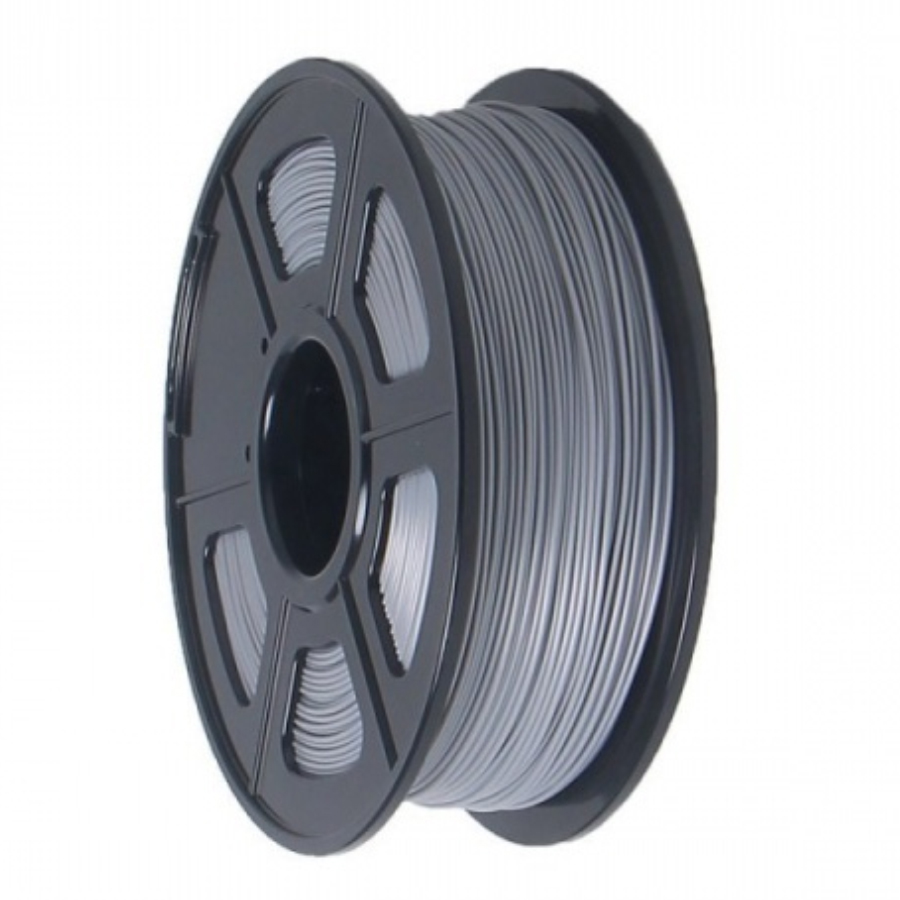 PLA Filament For 3D Printer, 1.75mm, 1kg Spool, Grey