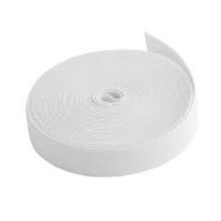 Elastic Webbing Width 25Mm*40M/Roll, White