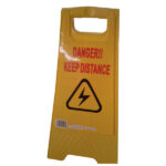 Yellow A Sign, Out Of Service / Danger Keep Distance
