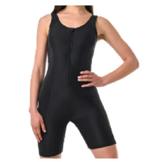 Women Swim Costume Upto Knee Sinle Piece, Navy, X-Large