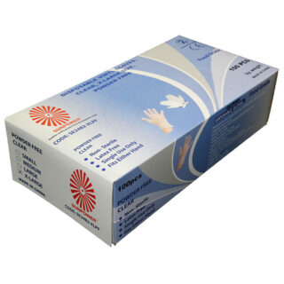 Disposable Vinyl Glove, Clear,X-Large Size, Powder Free, 1000pcs/Ctn
