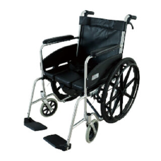 Economic Folding Manual Wheelchair With Breathable Seat