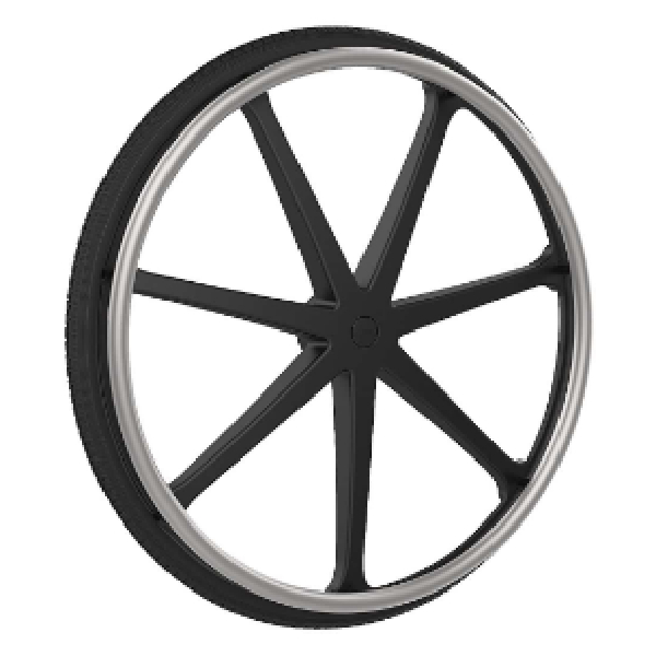 Rear Wheel 24 Inch For 1809E Wheelchair