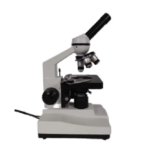 Biological Monocular Microscope Xsp-100d with LED Light
