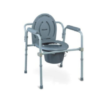 Steel Commode for Adult YM696W with Included Bucket Support Ease