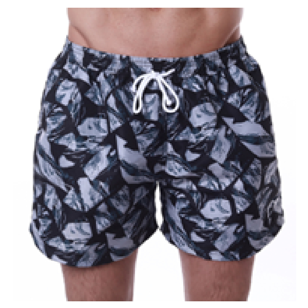 Board Short Grey/Black Large