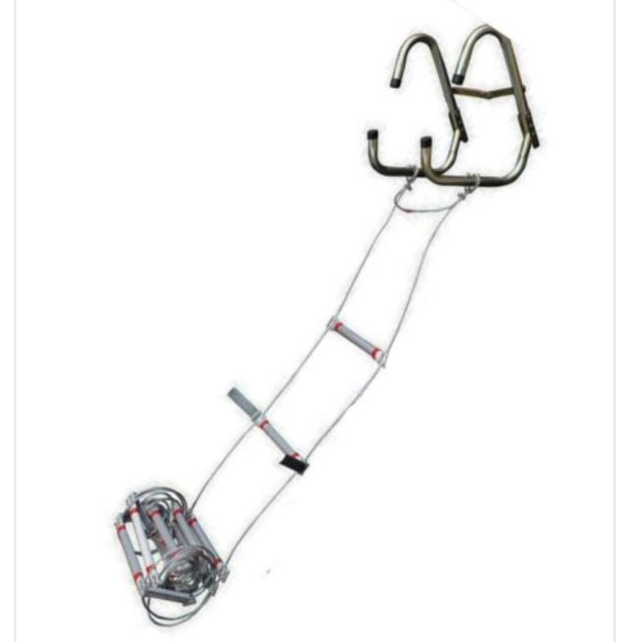 Fire Escape Steel Ladder With Hook 30 M = 98 Feet – FIRELADDER-30M-STEEL