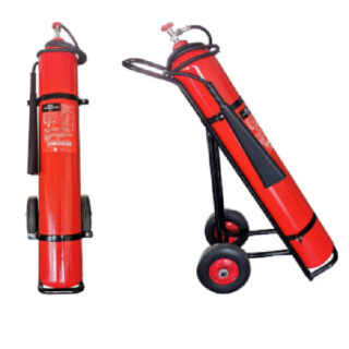 Fire Extinguisher Trolley Type Single Cylinder Co2 50Kg Sunpower