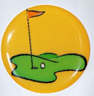Center Sticker For Golf Trophy/Medal 1Inch