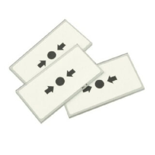 Spare Break glass, Rectangle, Size, 3inch X 1.5inch