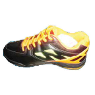 Sports Shoes. Upper Synthetic + Mesh.Outsole Rubber Uk 9 Black/Orange