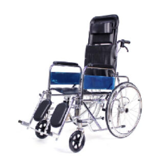 Aluminium Wheelchair – Reclining High Back with Elevating Seat