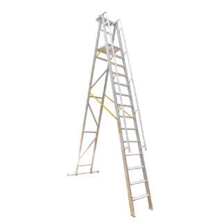Aluminium Folding Platform and Step Ladder with Extra Working Platform – 3.5M Standing Height