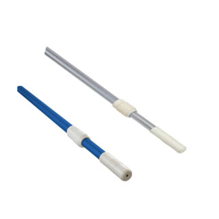 Aluminium Pole, Std Grip & Lock, Ribbed 2X120Cm, 0.8Mm