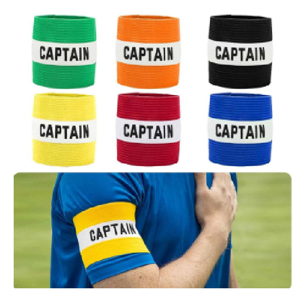 Caption Arm Band, Red, Green, Yellow, Blue