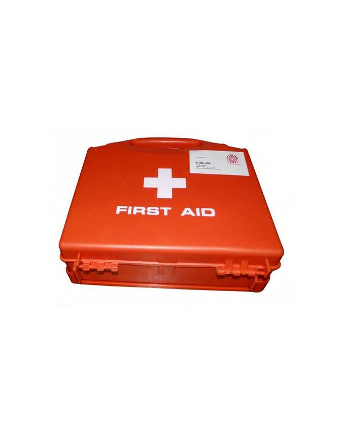 First Aid Kit In Plastic Case Orange - Image 3