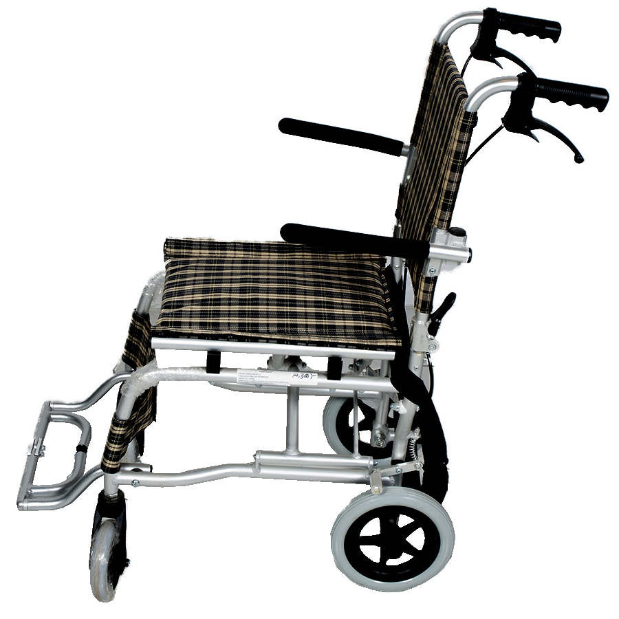 Lightweight Aluminium Transit Wheelchair – Foldable FS804LABJP-37 | Compact, Durable & Travel-Ready - Image 3